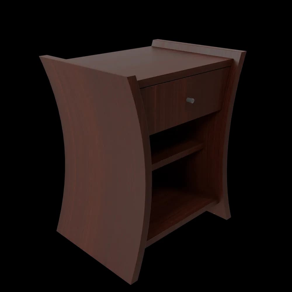 Bedside Table African Cherry preview