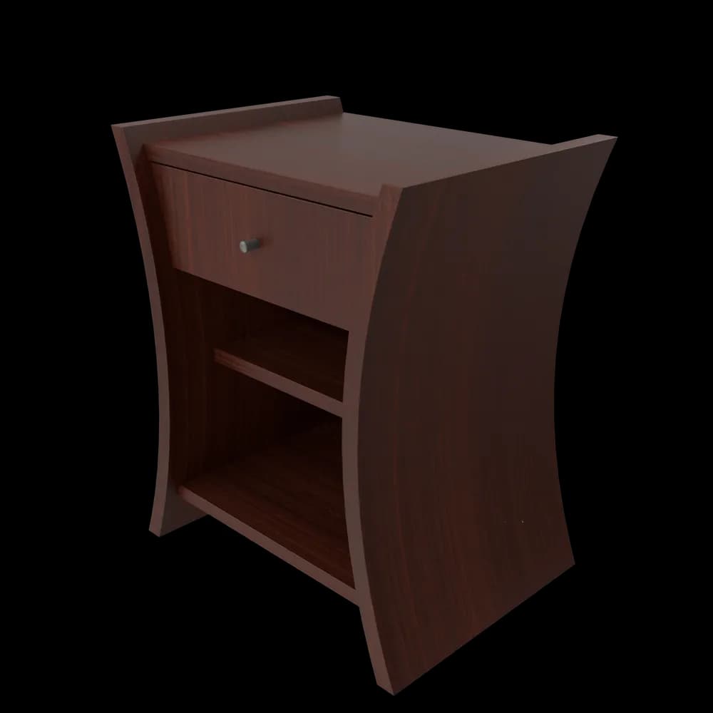 Bedside Table African Cherry preview