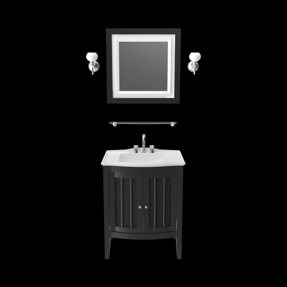 Wooden Bathroom Sink With Mirror preview