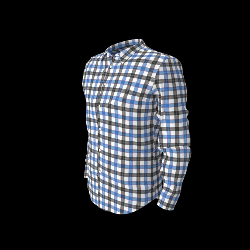Blue & Black Check Shirt preview