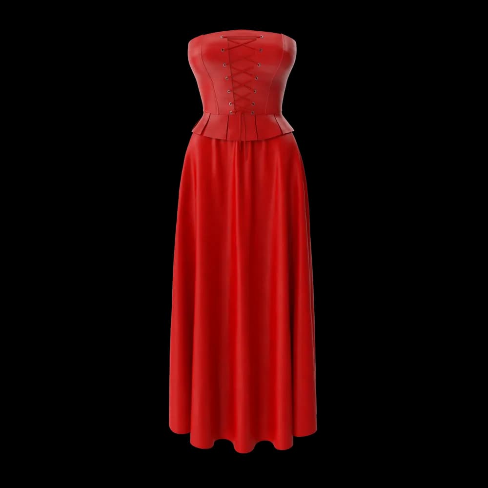 Corset Leather With Skirt preview