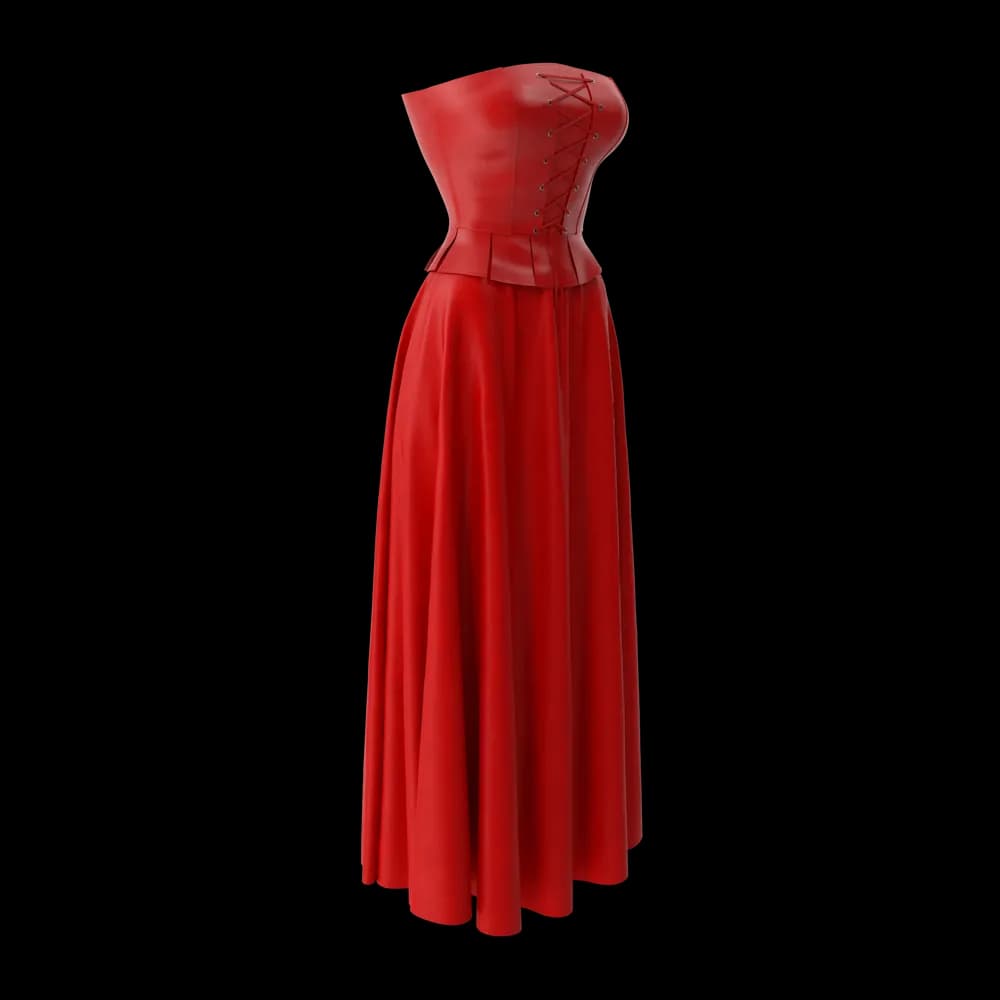 Corset Leather With Skirt preview