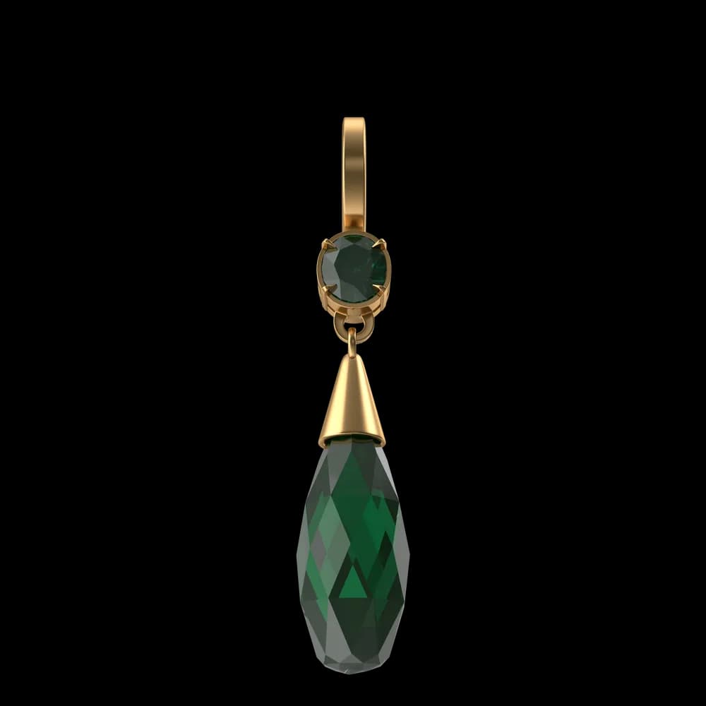 Green Crystal Earring preview
