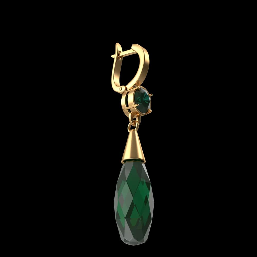 Green Crystal Earring preview