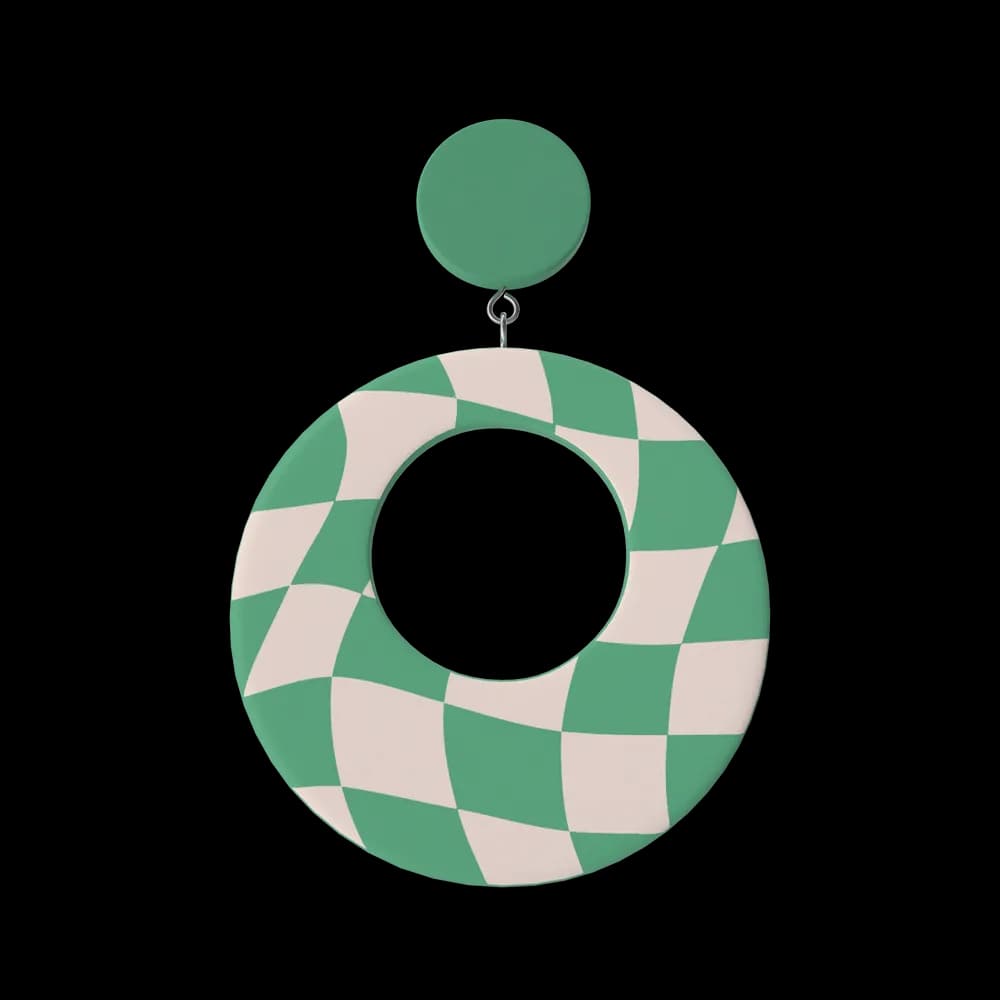 Green Oval Earring preview
