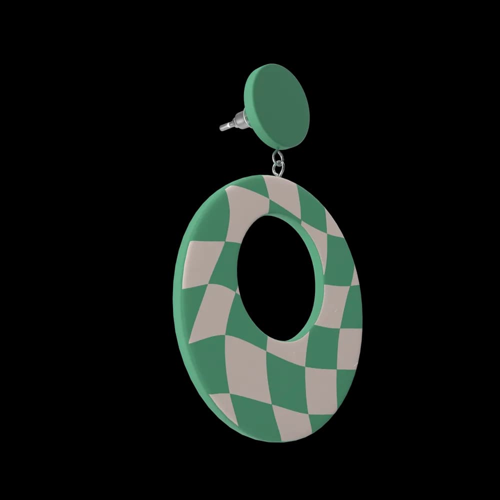 Green Oval Earring preview
