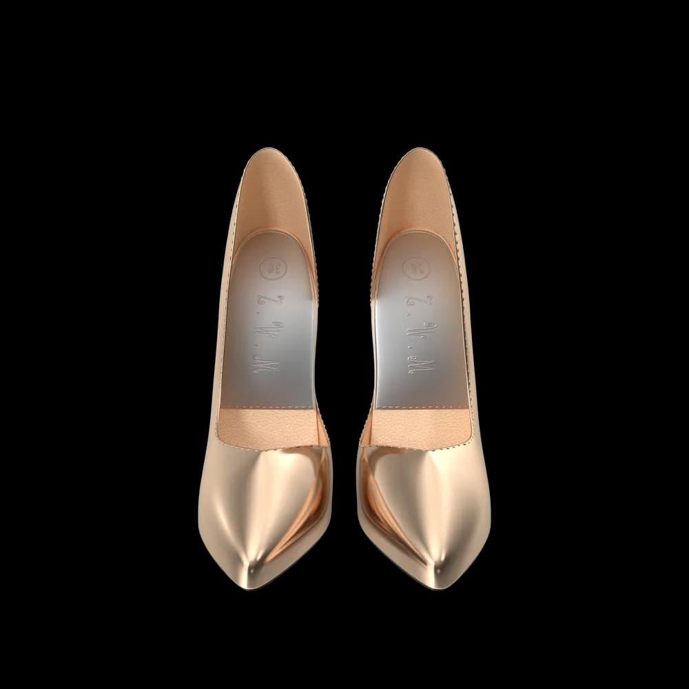 Golden Shoes Woman preview