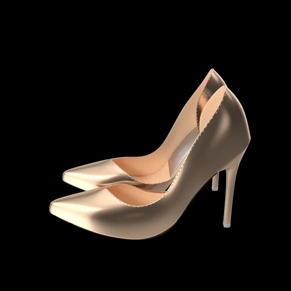 Golden Shoes Woman preview