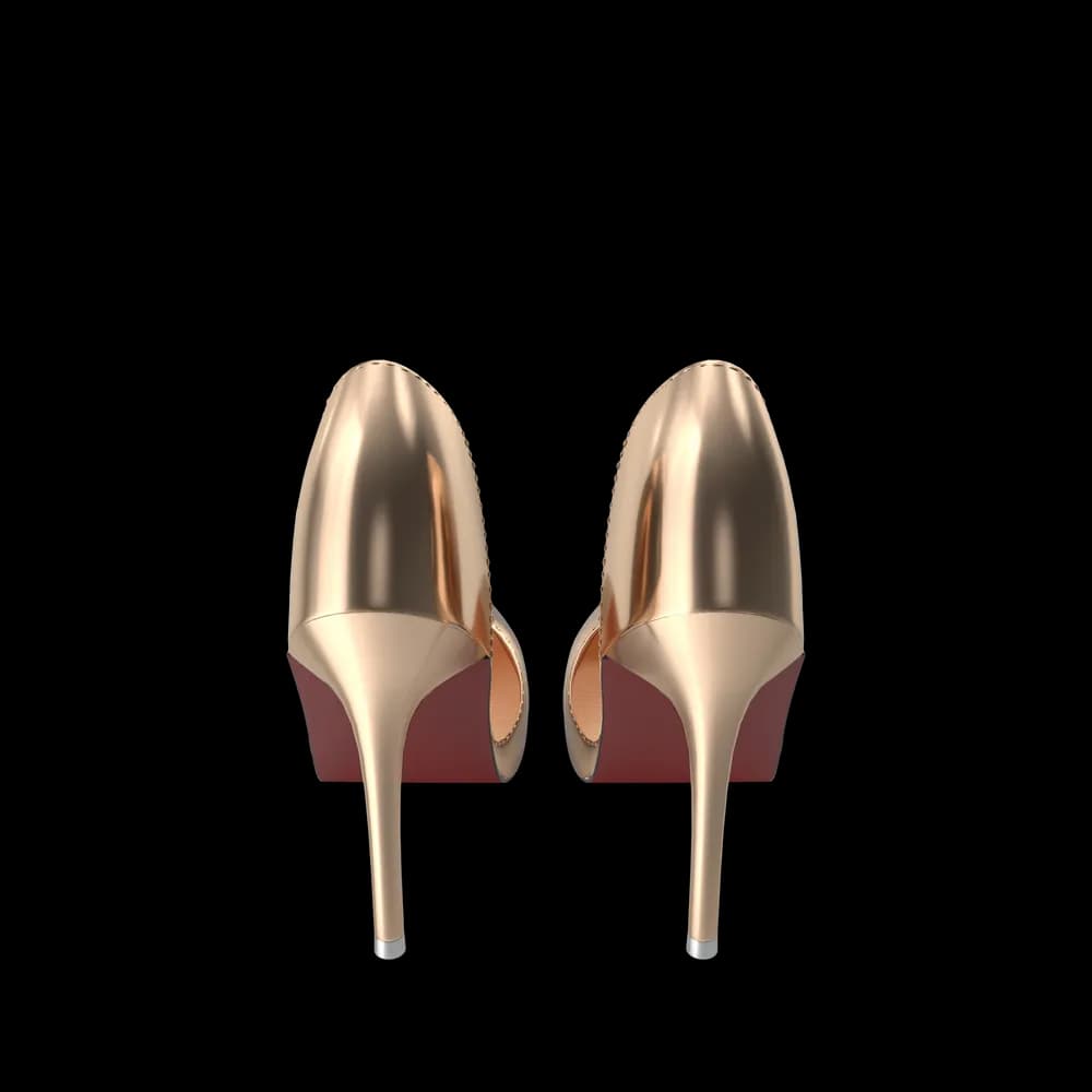 Golden Shoes Woman preview