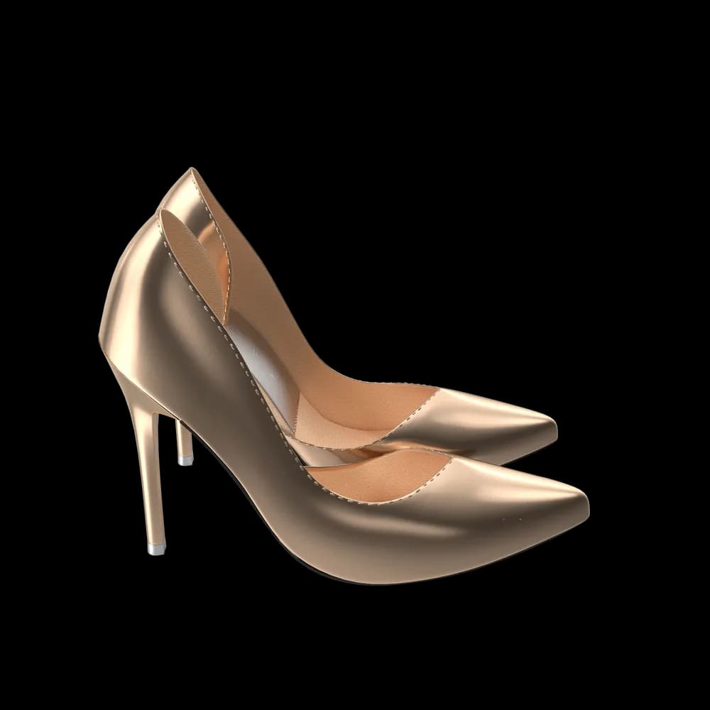 Golden Shoes Woman preview